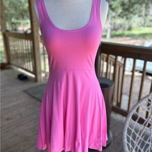 Charming Charlie Pink Sleeveless Skater Dress